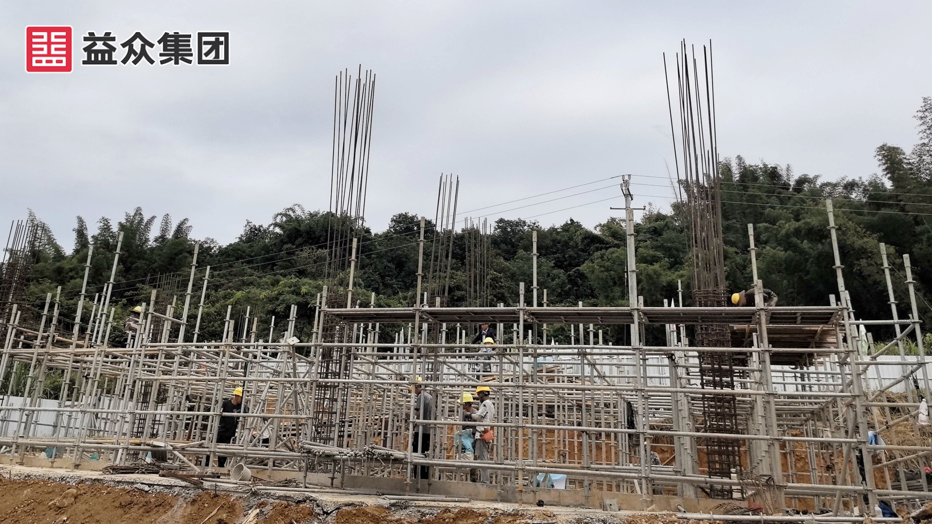 配電間、污泥脫水間支模架搭設(shè)_副本